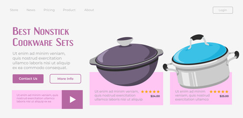 Best nonstick cookware sets, website page online