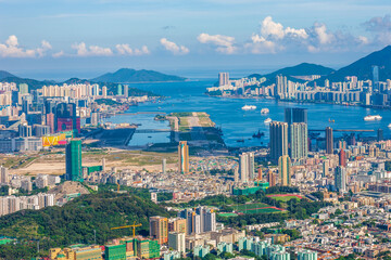 Hong Kong Cityscape from Kowloon Peak