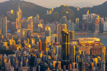 Hong Kong Cityscape from Kowloon Peak