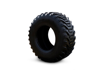 4x4 off-road vehicle tire on isolated on white background