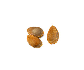 Apricot Kernels Isolated, Apricot Pits Pile, Fruit Seeds