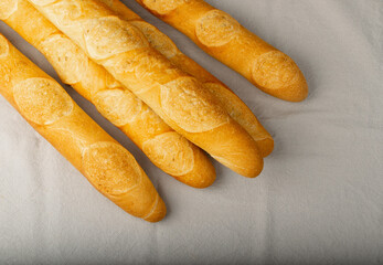 French Baguette Top View