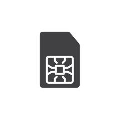 Sim card vector icon