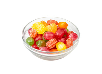 Colorful Hard Candies Isolated
