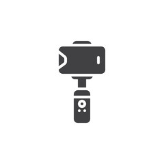 Cell Phone handheld gimbal vector icon © alekseyvanin
