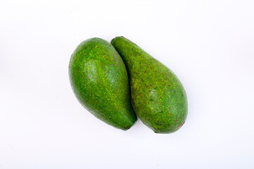 avocado isolated on white background