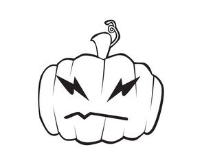 jack o lantern lineart