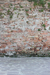 Old brick wall, texture