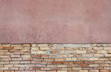 Old brick wall, texture