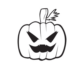 jack o lantern lineart