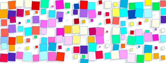 colorful background with squares