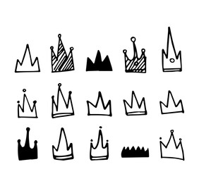 crown vector design illustration isolated on white background  © Olivia23