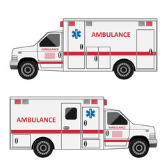Chicago ambulance car illustration