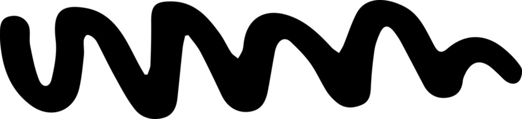 doodle line vector design illustration isolated on transparent background