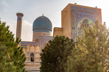 Gur Emir mausoleum. Samarkand city, Uzbekistan.