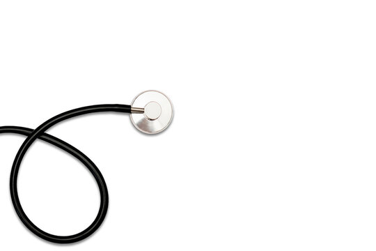 Medical stethoscope. health care service concept background. Empty spaces can include text, images for advertising purposes.