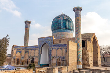 Fototapeta premium Gur Emir mausoleum. Samarkand city, Uzbekistan.