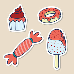 Cute Dessert Stickers Pack