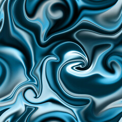 Seamless pattern. Abstract blue background. The texture of the flowing liquid. Fresh paint effect. Imitation of marble and stone. Modern futuristic backdrop. For textiles and wallpapers.	