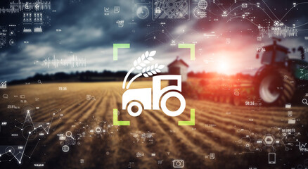 農業とテクノロジー　アグリテック　バナー・広告向け横長ビジュアル