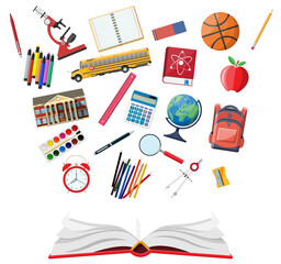 School supplies, stationery