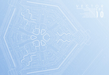 Digital technology background
