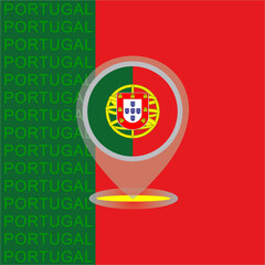 country Portugal flag 
