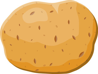 Brown vegetables potato