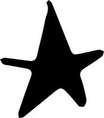 star design illustration isolated on transparent background