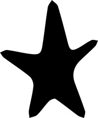 star design illustration isolated on transparent background