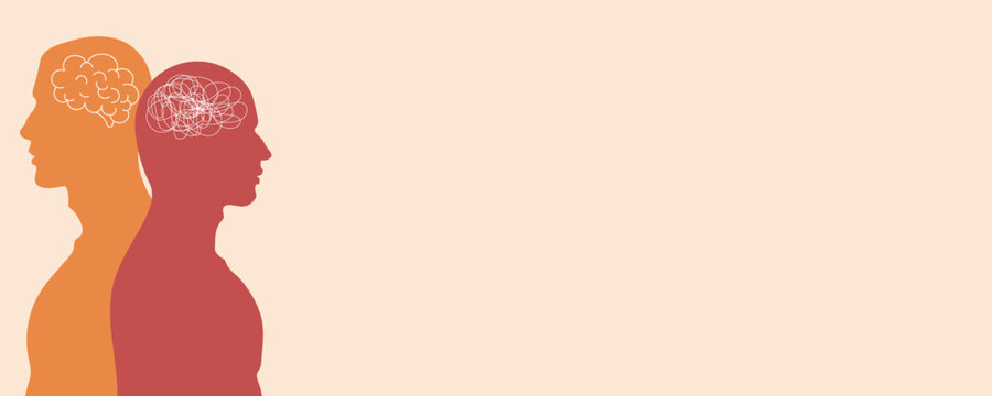 The concept of a bipolar mental mind disorder. The concept of dual personalities.