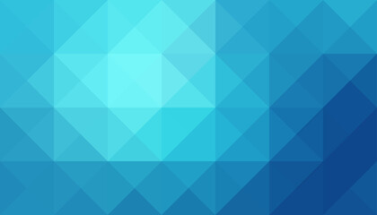 blue low poly background banner