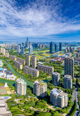 Obraz premium Scenery of Shaoxing CBD, Zhejiang Province, China