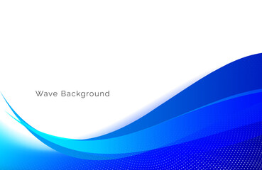 abstract blue wave background