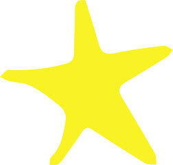 star design illustration isolated on transparent background