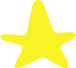 star design illustration isolated on transparent background