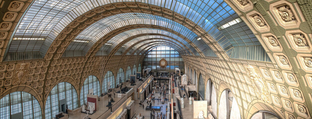 Architecture of the Quai d'Orsay museum in Paris