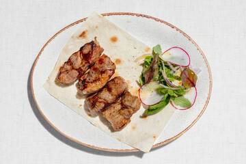 Pork kebab