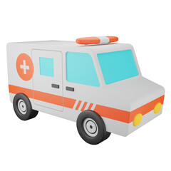 ambulance 3d illustration © Adriansyah