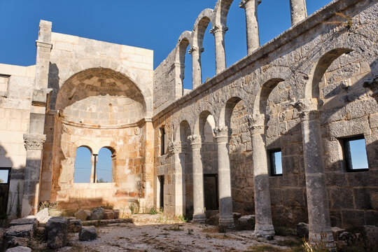 Interior Shot Of Cambazli Church, Mersin, Turkey 