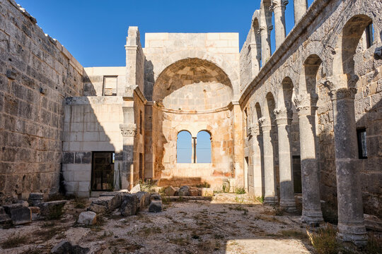 Interior Shot Of Cambazli Church, Mersin, Turkey 
