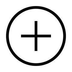 add icon illustration with outline style used for web or UI purposes