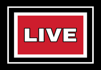 live broadcast illustration vector live news 