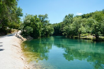 Fototapeta na wymiar Kravice Falls Bosnia and Herzegovina 2022 June
