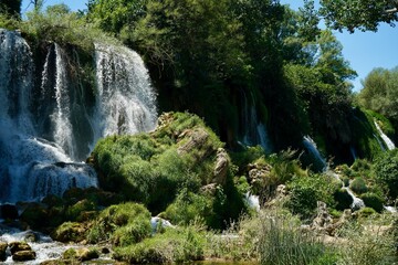 Obraz premium Kravice Falls Bosnia and Herzegovina 2022 June