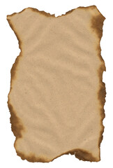 blank treasure map, isolated on transparent background