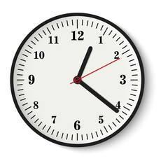 Circle time clock png file for decorate