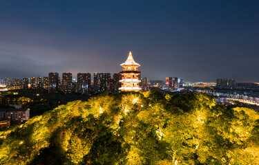 Wenbi Tower, Jishan Park, Shaoxing, Zhejiang, China