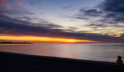Peketa Beach sunrise, Kaikoura, New Zealand