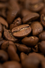 background coffee beans macro